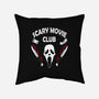 Scary Movie Club-none removable cover throw pillow-Melonseta