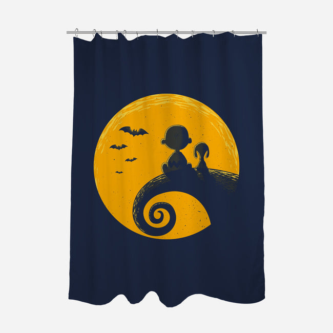 Grief Or Treat-none polyester shower curtain-retrodivision