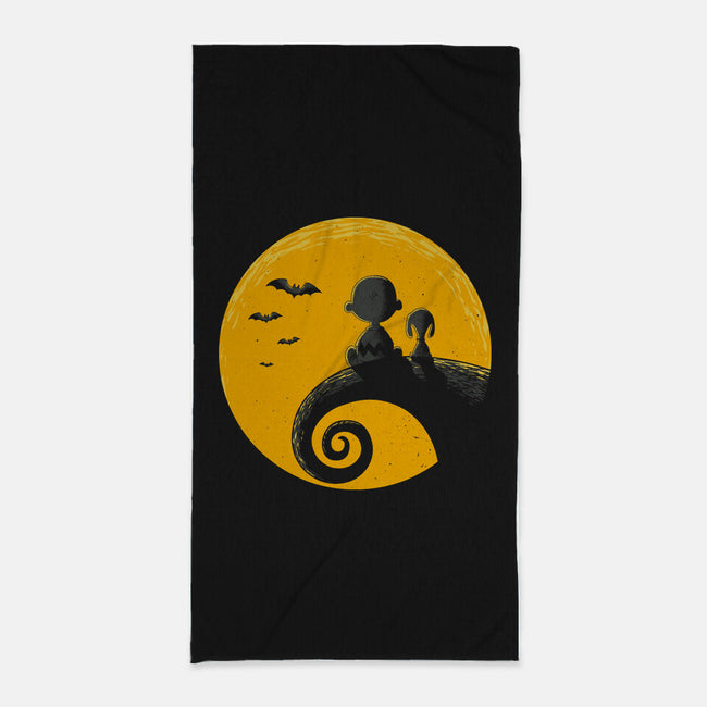 Grief Or Treat-none beach towel-retrodivision