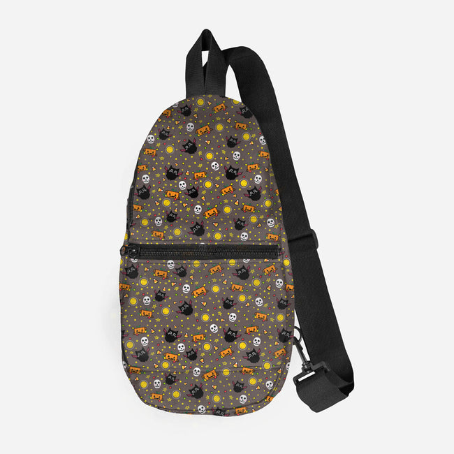 Spooky Bat Dudes-none all over print sling bag-bloomgrace28