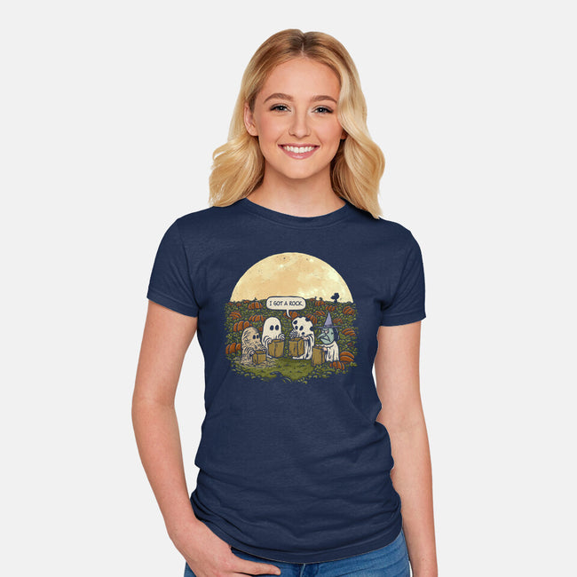 I Got A Rock-womens fitted tee-kg07