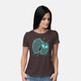 Ghosts Time-womens basic tee-estudiofitas