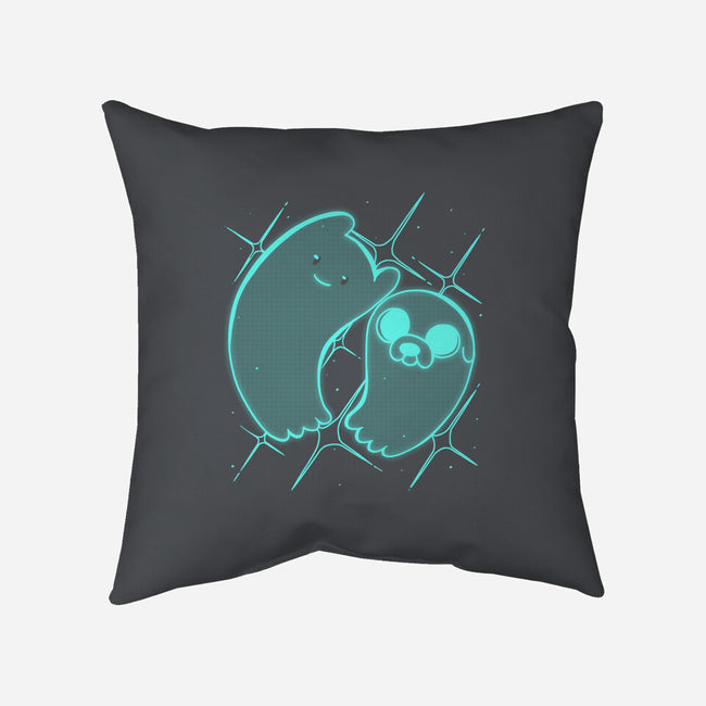 Ghosts Time-none removable cover w insert throw pillow-estudiofitas