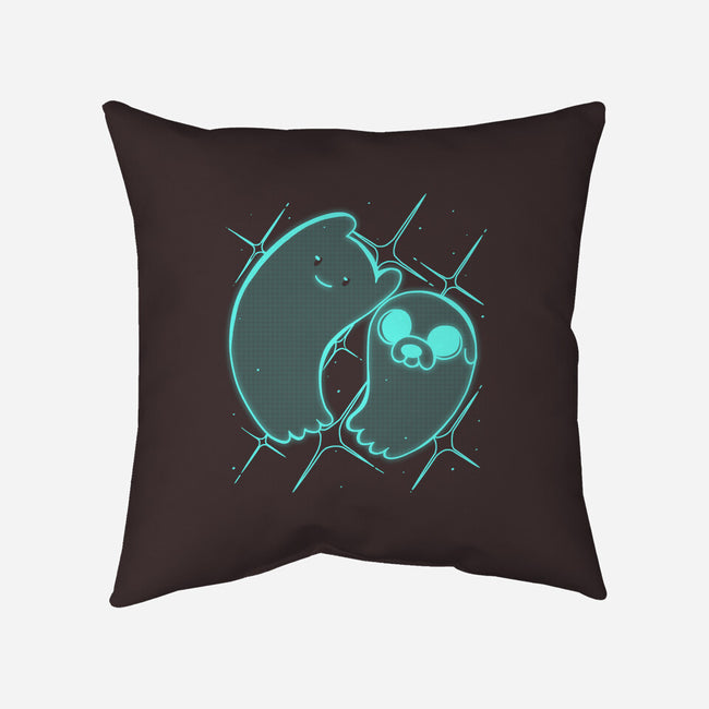 Ghosts Time-none removable cover w insert throw pillow-estudiofitas