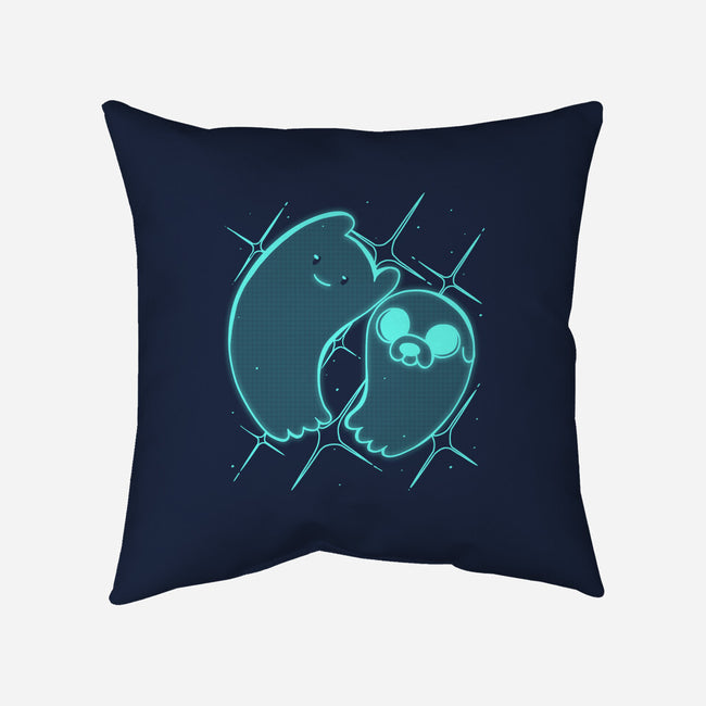 Ghosts Time-none removable cover w insert throw pillow-estudiofitas