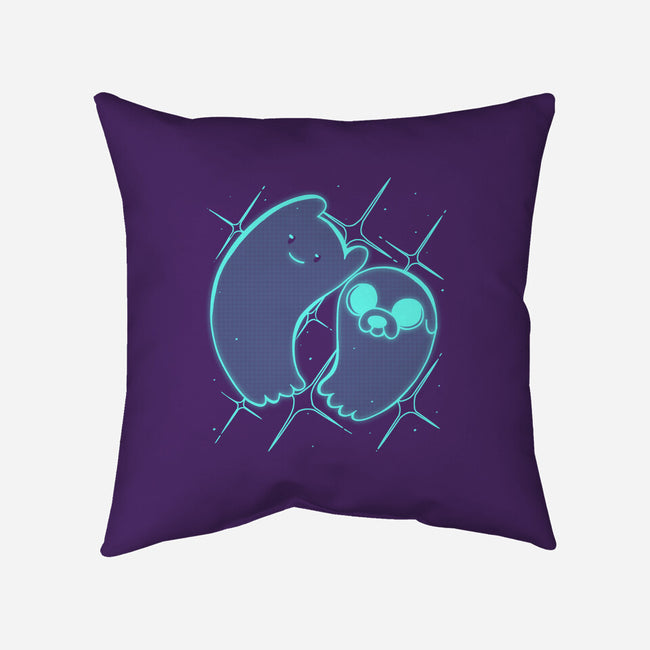 Ghosts Time-none removable cover w insert throw pillow-estudiofitas