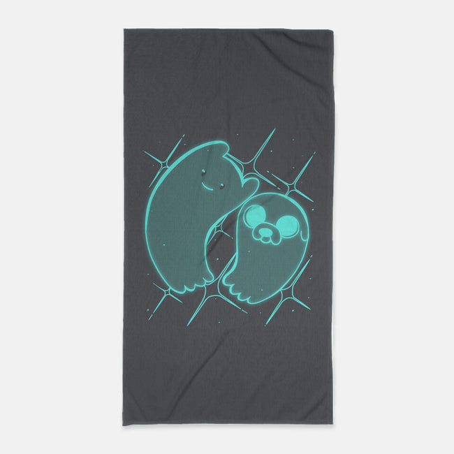 Ghosts Time-none beach towel-estudiofitas