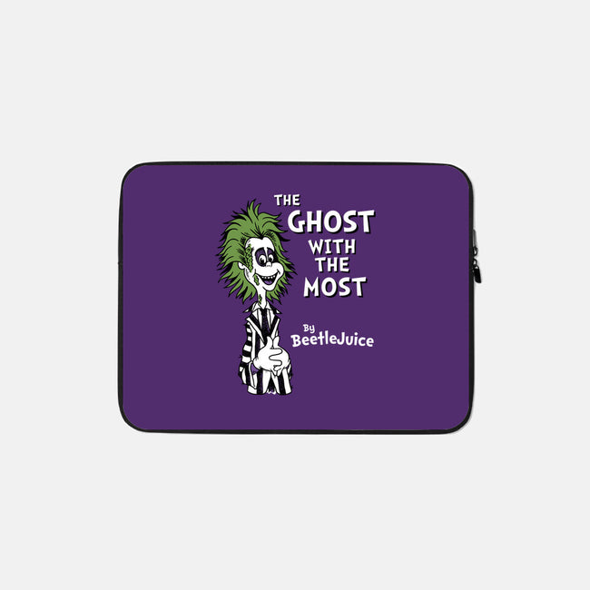 Ghost With The Most-none zippered laptop sleeve-Nemons
