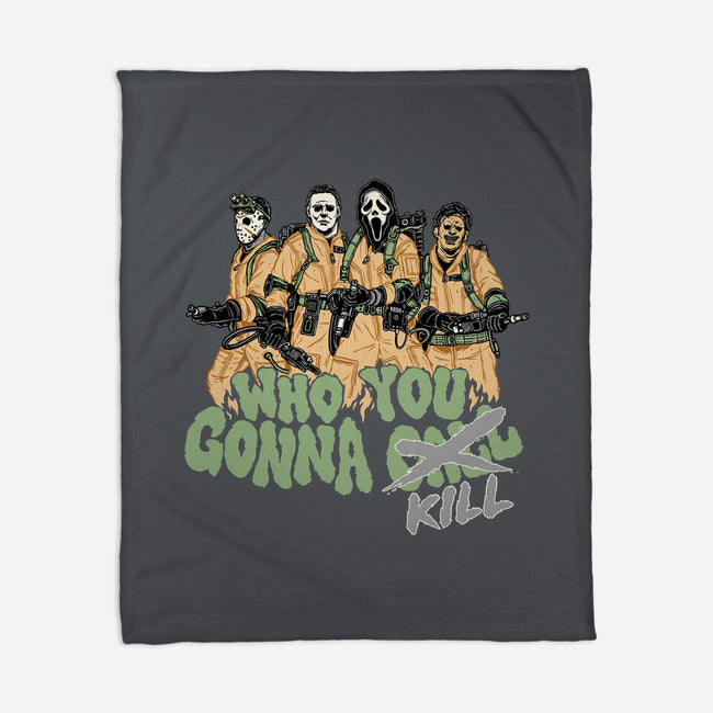 Who You Gonna Kill-none fleece blanket-momma_gorilla