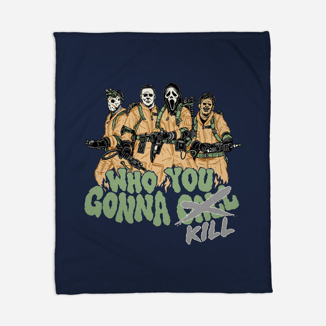 Who You Gonna Kill-none fleece blanket-momma_gorilla
