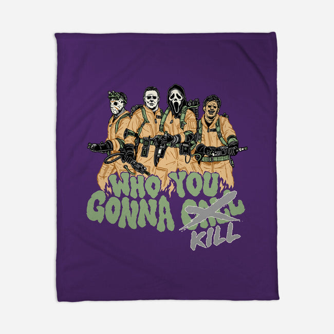Who You Gonna Kill-none fleece blanket-momma_gorilla