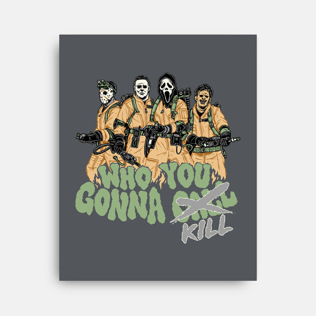 Who You Gonna Kill-none stretched canvas-momma_gorilla