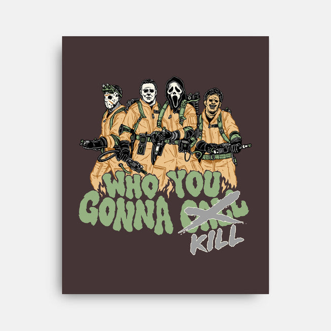 Who You Gonna Kill-none stretched canvas-momma_gorilla
