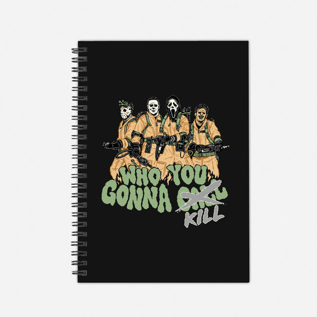 Who You Gonna Kill-none dot grid notebook-momma_gorilla