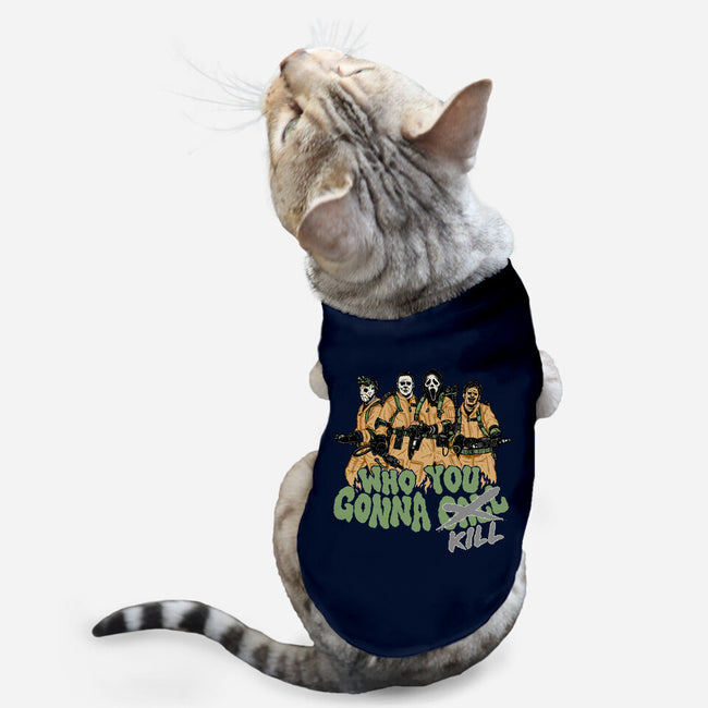 Who You Gonna Kill-cat basic pet tank-momma_gorilla