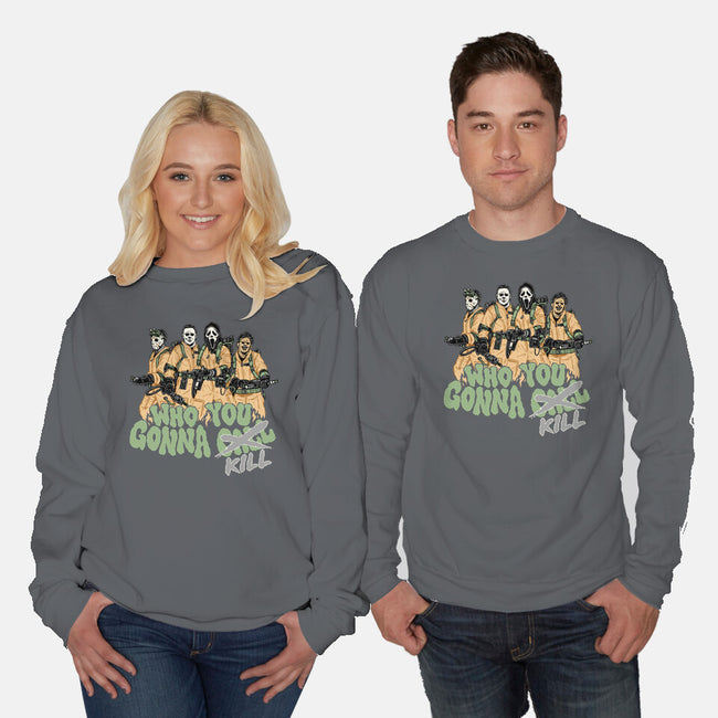 Who You Gonna Kill-unisex crew neck sweatshirt-momma_gorilla