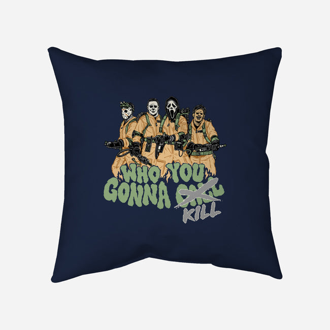 Who You Gonna Kill-none removable cover w insert throw pillow-momma_gorilla