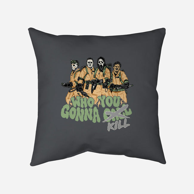 Who You Gonna Kill-none removable cover throw pillow-momma_gorilla