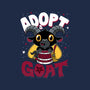 Adopt A Goat-none removable cover w insert throw pillow-Nemons