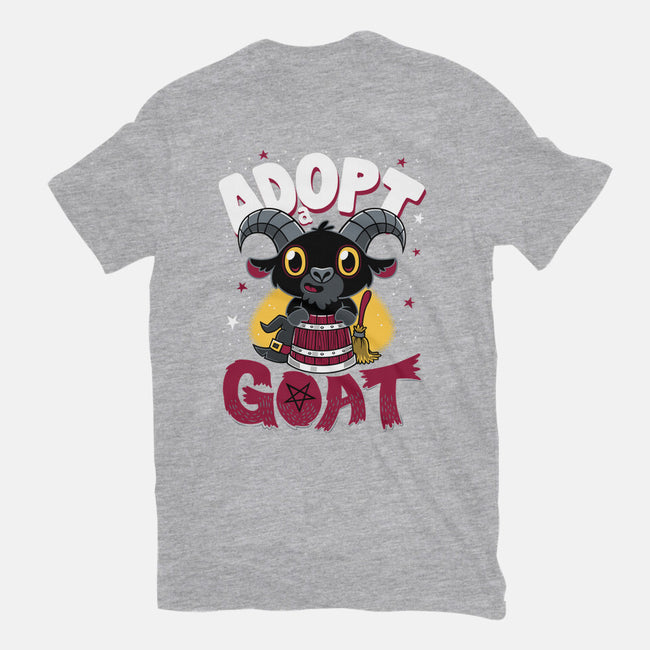 Adopt A Goat-womens basic tee-Nemons