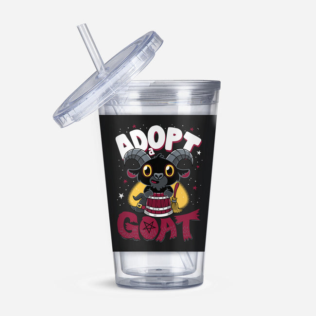 Adopt A Goat-none acrylic tumbler drinkware-Nemons