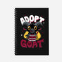 Adopt A Goat-none dot grid notebook-Nemons