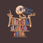 Skeleton Book Shelf-none basic tote bag-tobefonseca