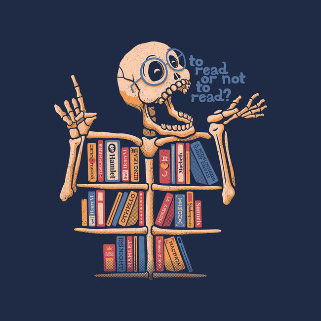 Skeleton Book Shelf-mens premium tee-tobefonseca