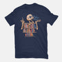 Skeleton Book Shelf-mens heavyweight tee-tobefonseca