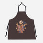 Skeleton Book Shelf-unisex kitchen apron-tobefonseca