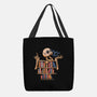 Skeleton Book Shelf-none basic tote bag-tobefonseca