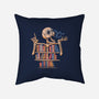 Skeleton Book Shelf-none removable cover w insert throw pillow-tobefonseca