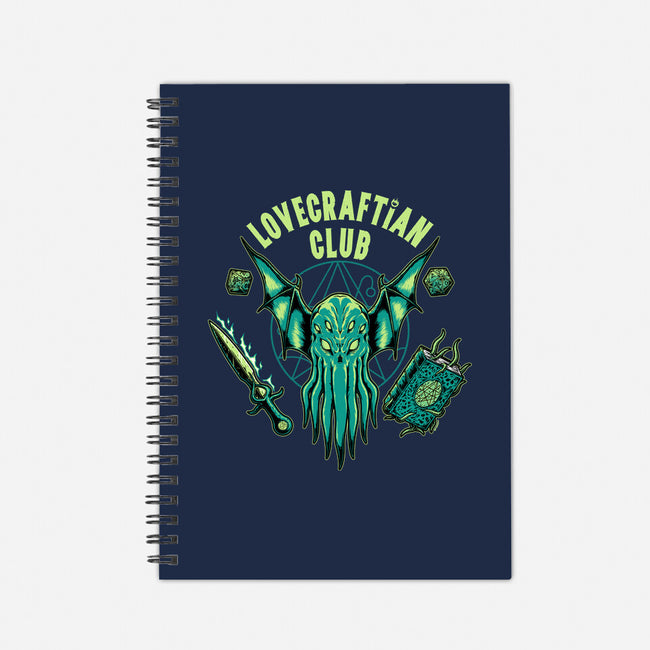 Lovecraftian Club-none dot grid notebook-pigboom