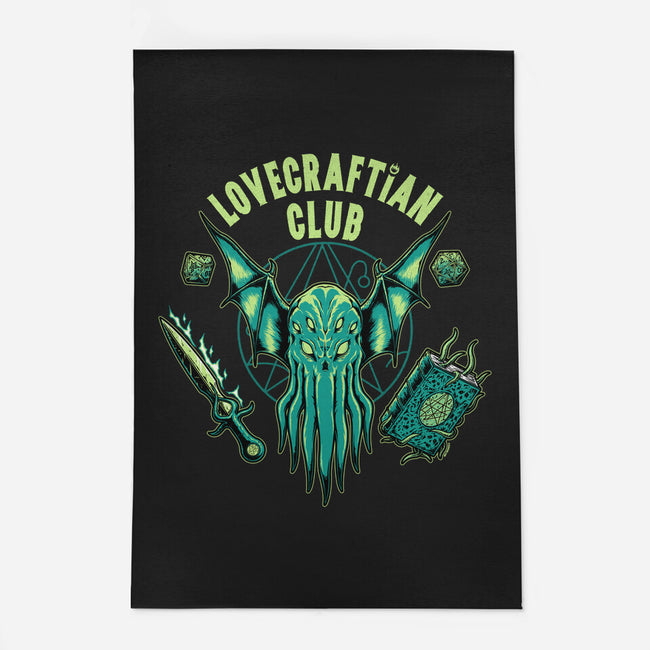 Lovecraftian Club-none indoor rug-pigboom