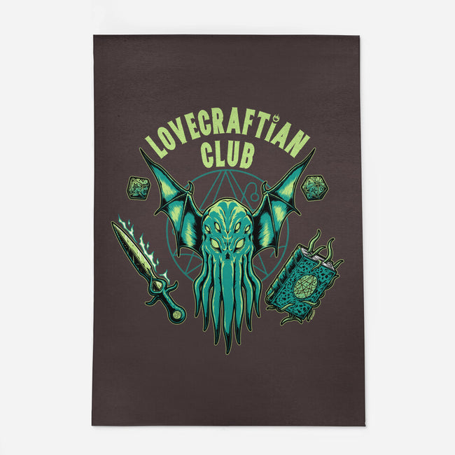 Lovecraftian Club-none indoor rug-pigboom