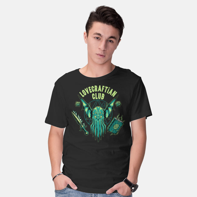 Lovecraftian Club-mens basic tee-pigboom