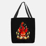 Dragon Set Dice-none basic tote bag-Vallina84