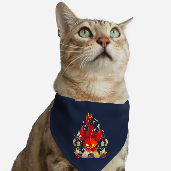 Dragon Set Dice-cat adjustable pet collar-Vallina84