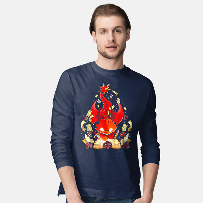 Dragon Set Dice-mens long sleeved tee-Vallina84