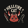 Hell Fire Cat-none polyester shower curtain-tobefonseca