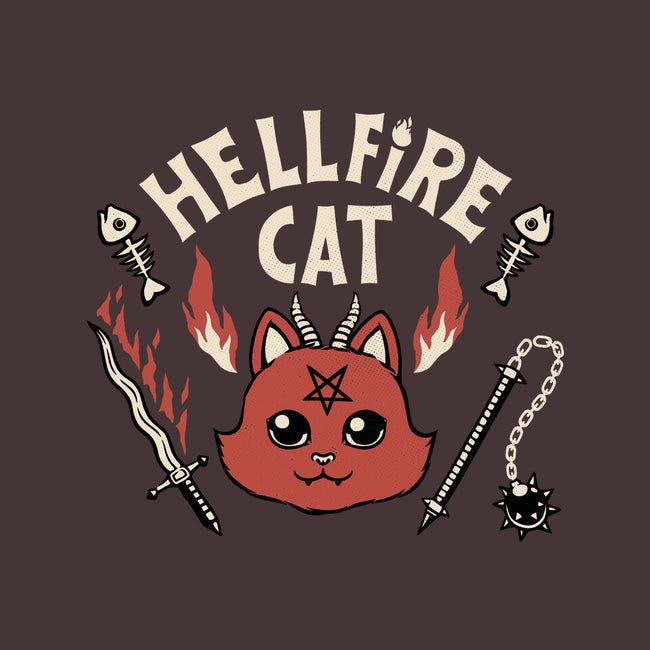 Hell Fire Cat-none stretched canvas-tobefonseca