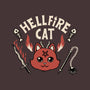 Hell Fire Cat-none removable cover throw pillow-tobefonseca