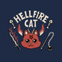 Hell Fire Cat-none fleece blanket-tobefonseca