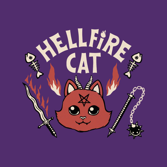 Hell Fire Cat-womens fitted tee-tobefonseca