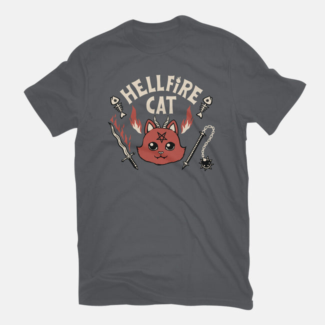 Hell Fire Cat-mens basic tee-tobefonseca