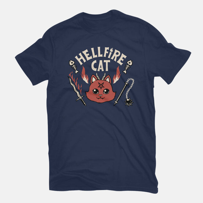 Hell Fire Cat-unisex basic tee-tobefonseca