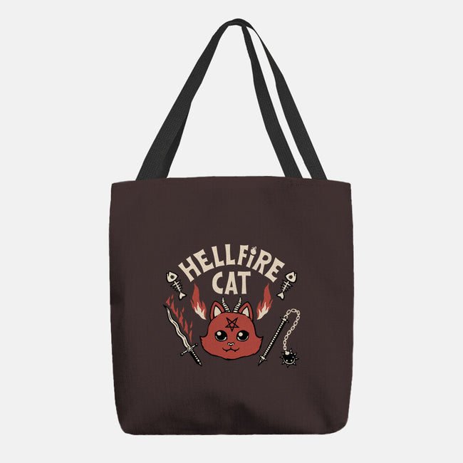 Hell Fire Cat-none basic tote bag-tobefonseca