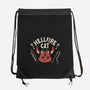 Hell Fire Cat-none drawstring bag-tobefonseca