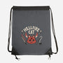 Hell Fire Cat-none drawstring bag-tobefonseca