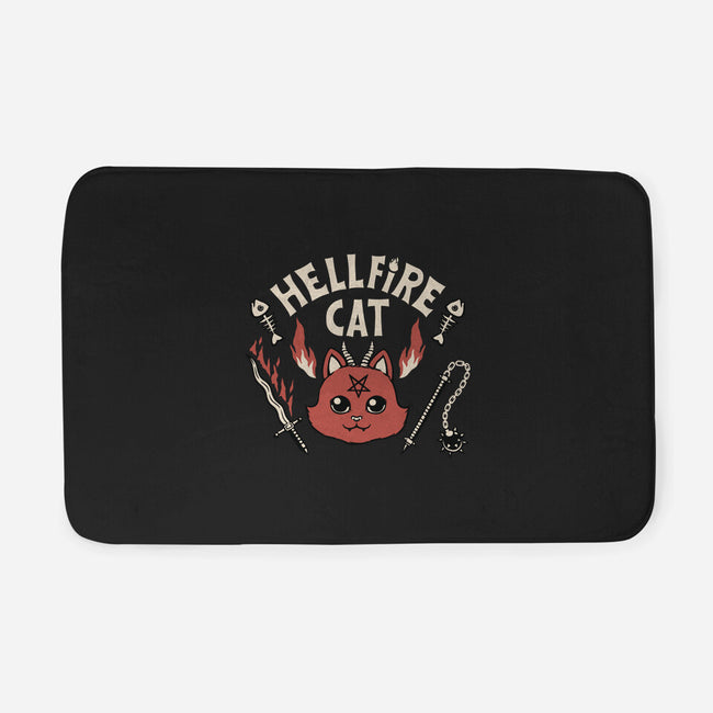 Hell Fire Cat-none memory foam bath mat-tobefonseca